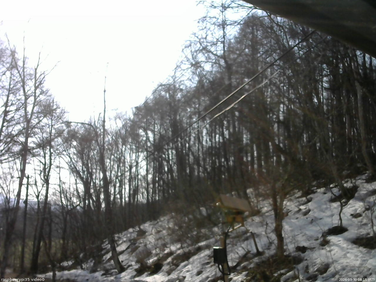 長野県菅平高原 ゆたか山荘 温度計 2026/03/30 08:15