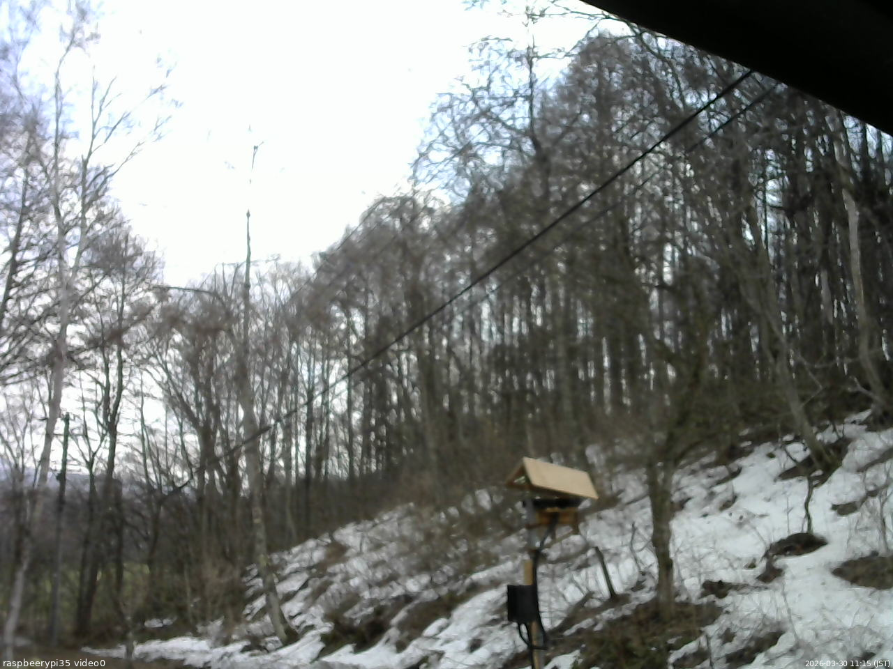 長野県菅平高原 ゆたか山荘 温度計 2026/03/30 11:15