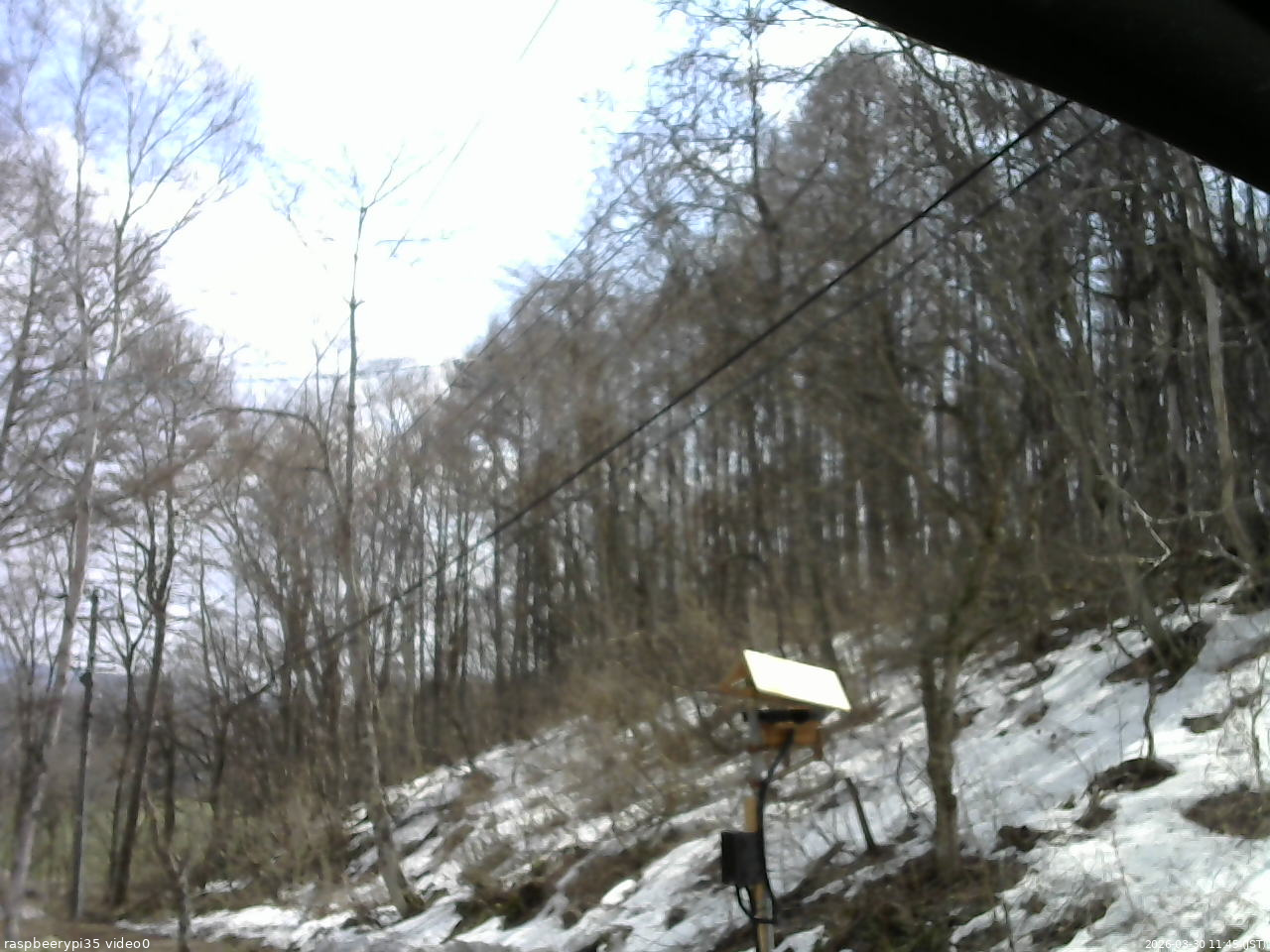 長野県菅平高原 ゆたか山荘 温度計 2026/03/30 11:45
