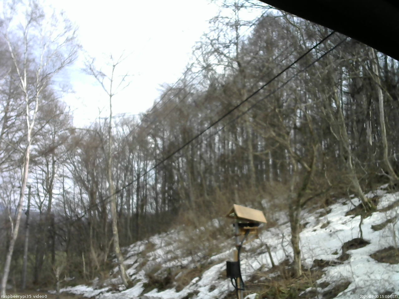 長野県菅平高原 ゆたか山荘 温度計 2026/03/30 15:00