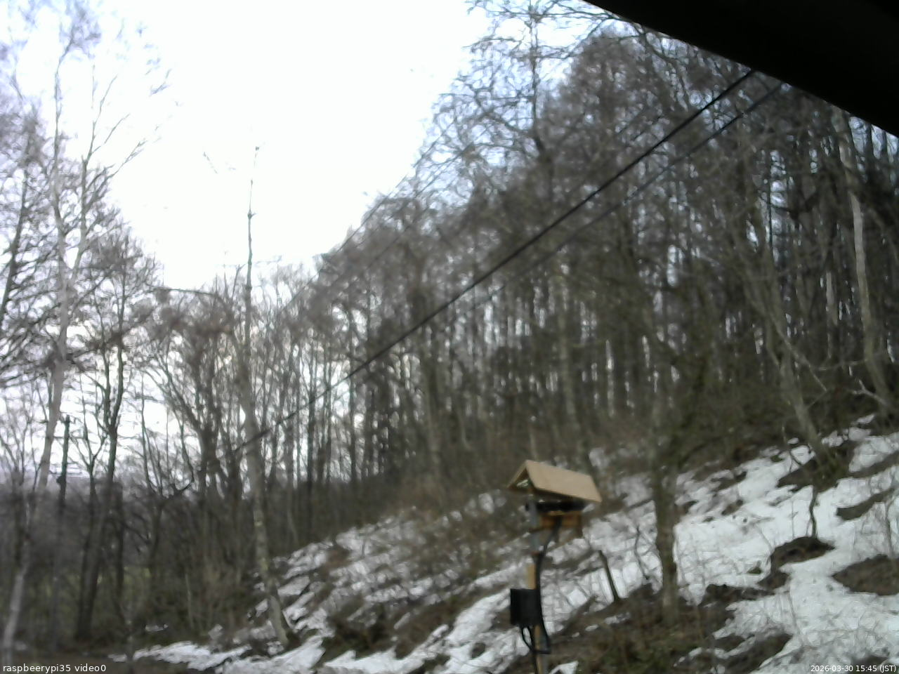 長野県菅平高原 ゆたか山荘 温度計 2026/03/30 15:45