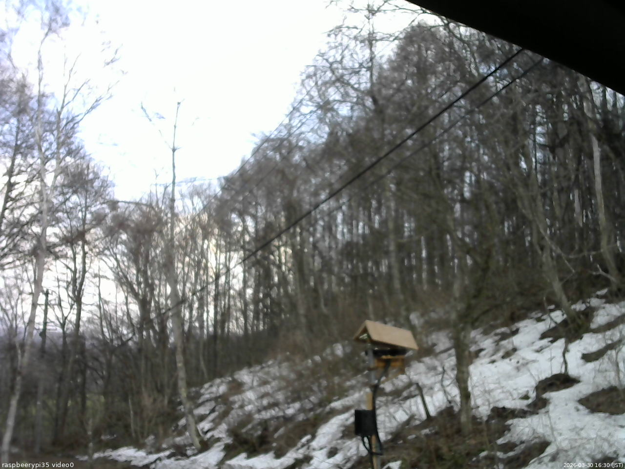 長野県菅平高原 ゆたか山荘 温度計 2026/03/30 16:30