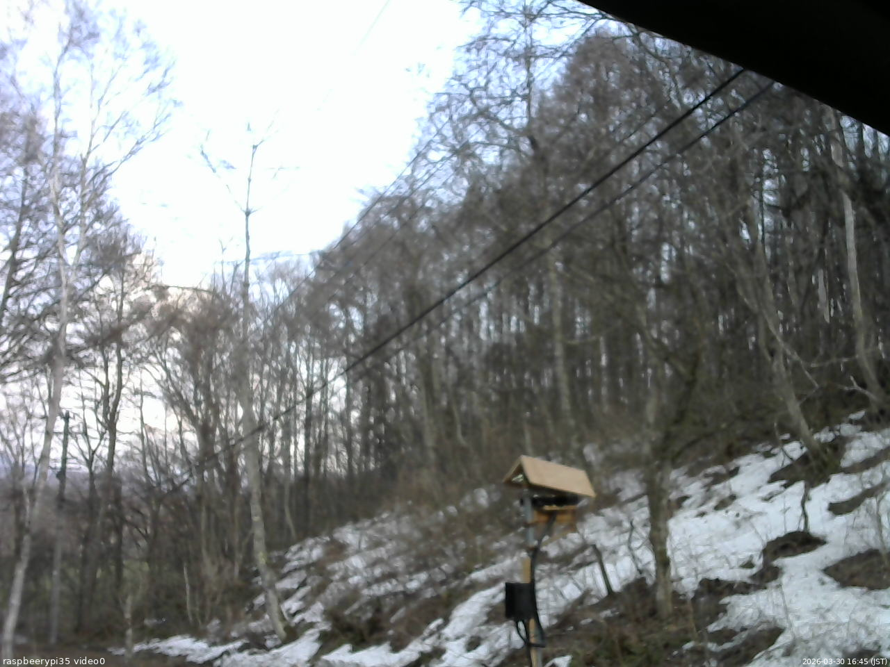 長野県菅平高原 ゆたか山荘 温度計 2026/03/30 16:45