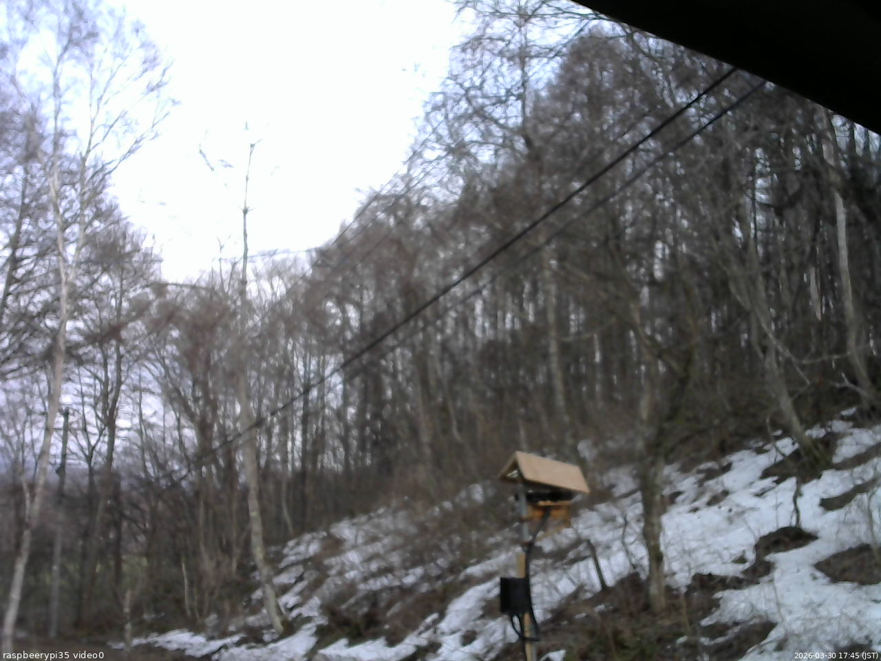 長野県菅平高原 ゆたか山荘 温度計 2026/03/30 17:45