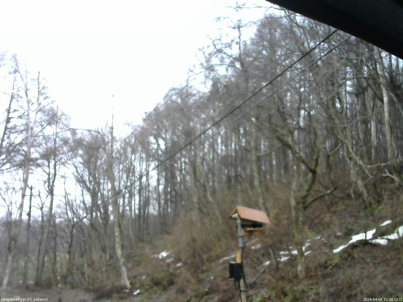 長野県菅平高原 ゆたか山荘 温度計 2026/04/01 15:30