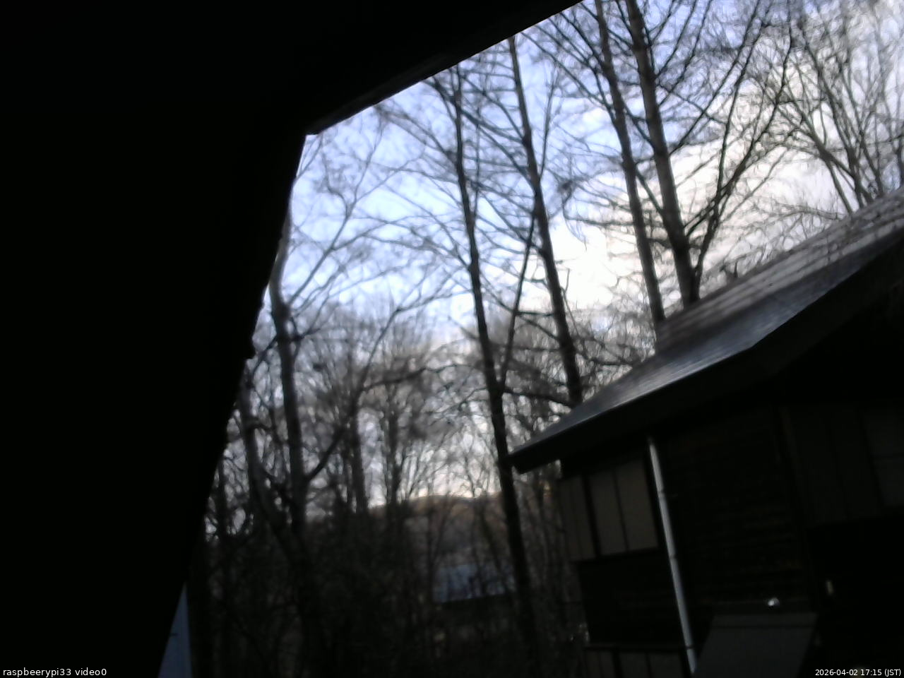 長野県菅平高原 ゆたか山荘 北側 2026/04/02 17:15