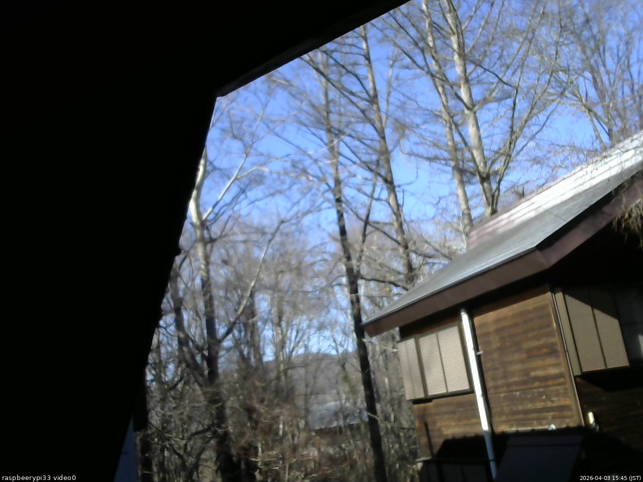 長野県菅平高原 ゆたか山荘 北側 2026/04/03 15:45