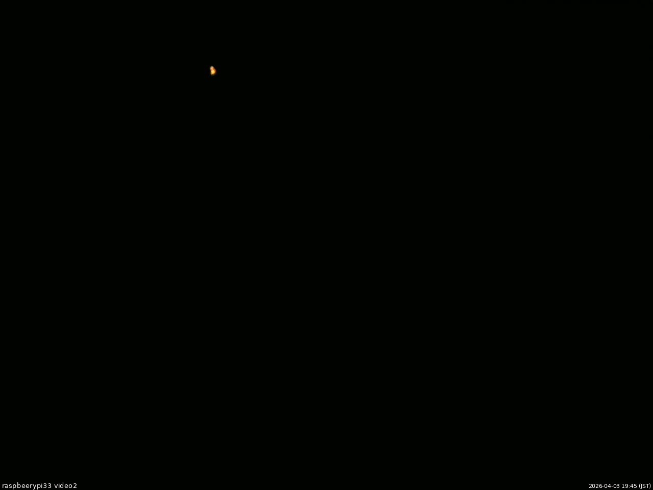 長野県菅平高原 ゆたか山荘 南側 2026/04/03 19:45