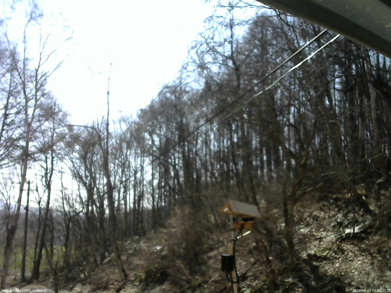 長野県菅平高原 ゆたか山荘 温度計 2026/04/03 09:00