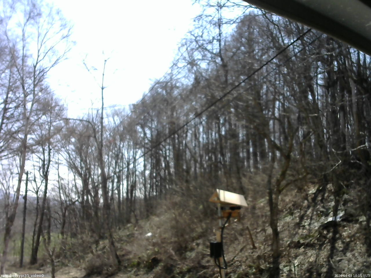 長野県菅平高原 ゆたか山荘 温度計 2026/04/03 10:15