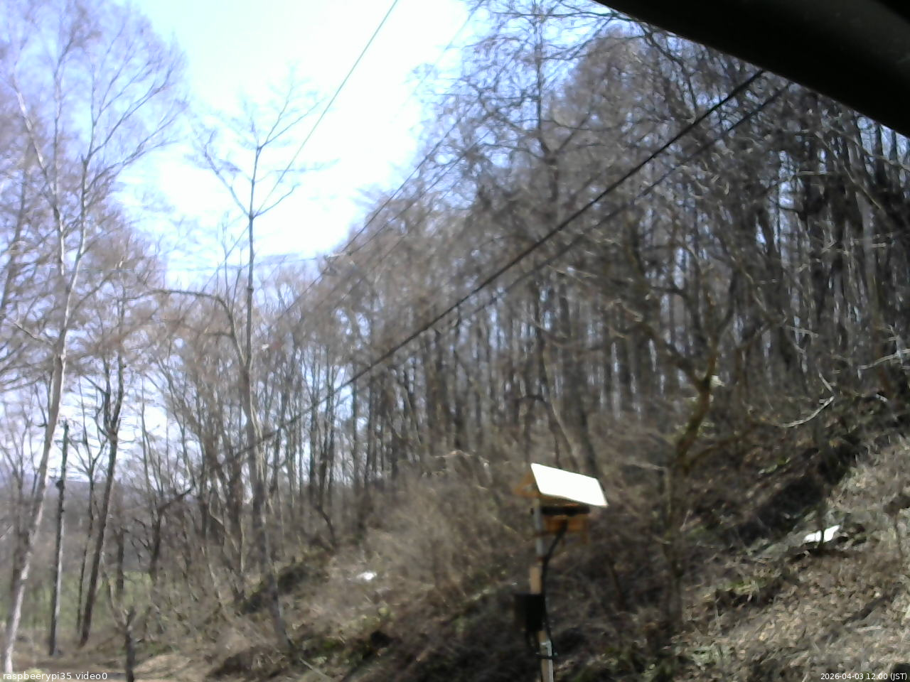 長野県菅平高原 ゆたか山荘 温度計 2026/04/03 12:00