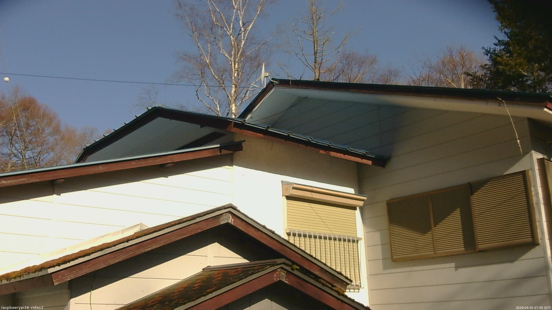 長野県菅平高原 ゆたか山荘 駐車場奥 2026/04/03 07:45