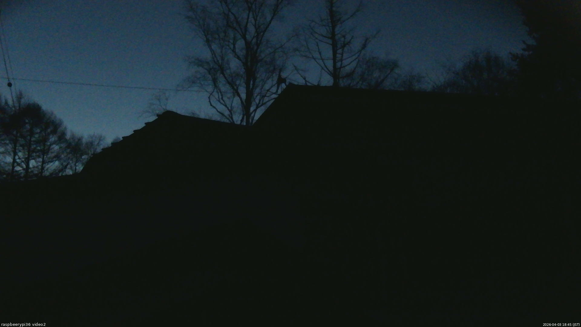 長野県菅平高原 ゆたか山荘 駐車場奥 2026/04/03 18:45