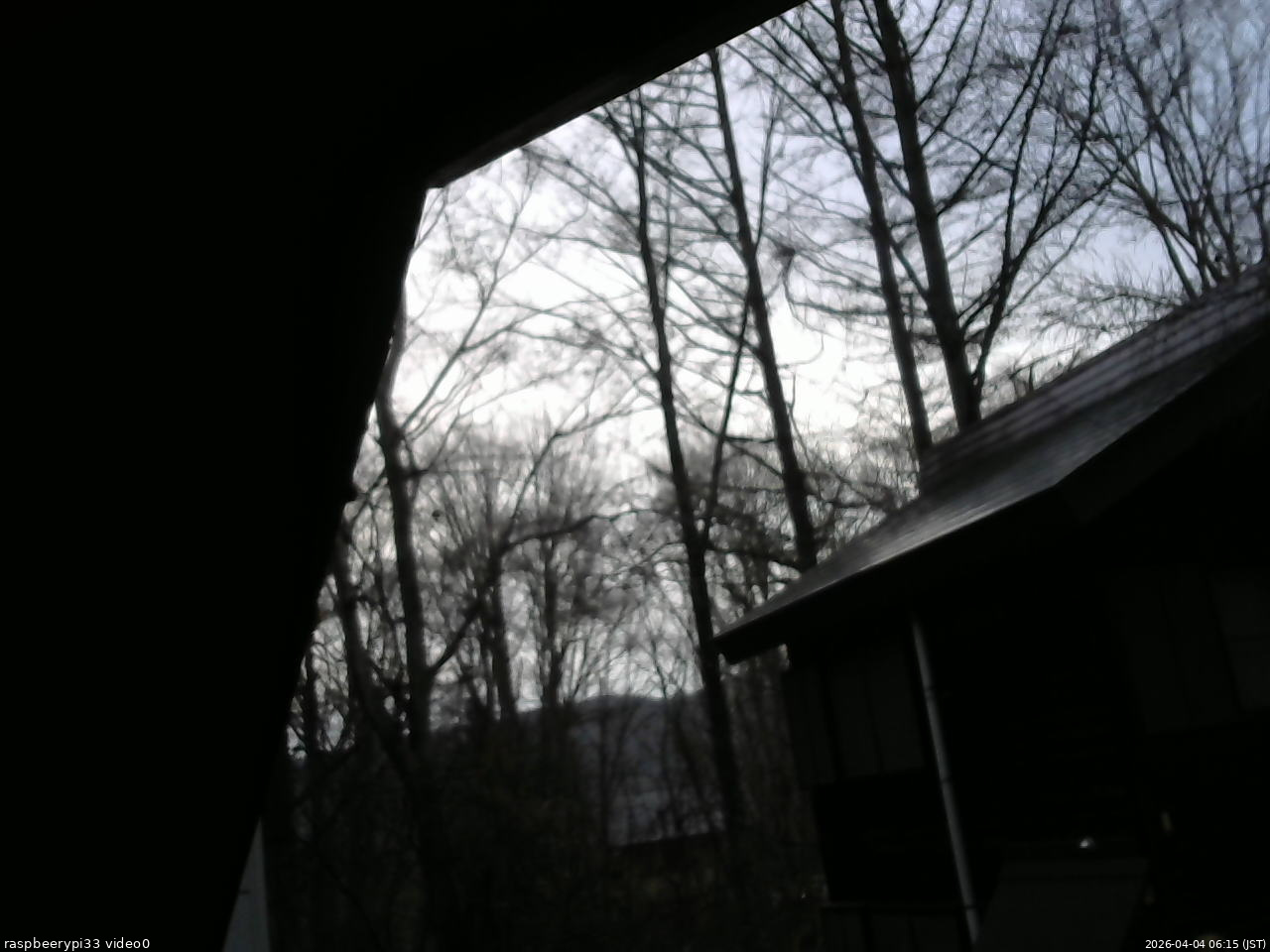 長野県菅平高原 ゆたか山荘 北側 2026/04/04 06:15