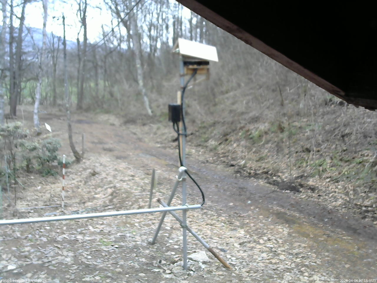 長野県菅平高原 ゆたか山荘 南側 2026/04/04 07:15