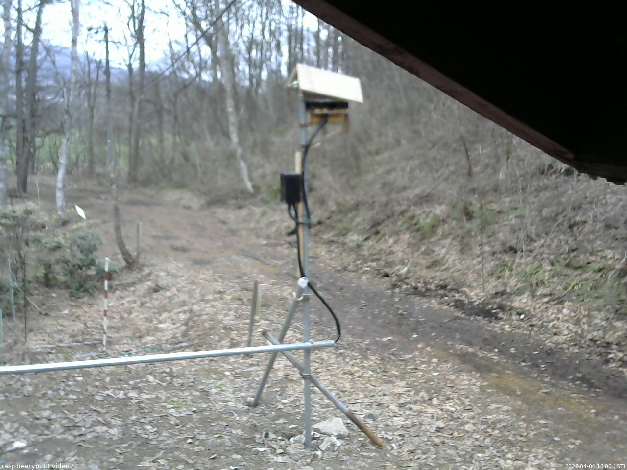 長野県菅平高原 ゆたか山荘 南側 2026/04/04 13:00