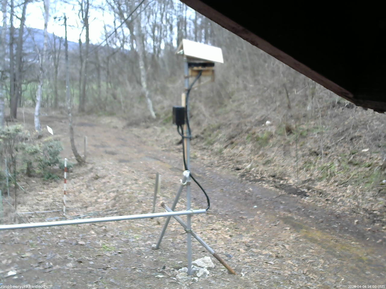 長野県菅平高原 ゆたか山荘 南側 2026/04/04 16:00