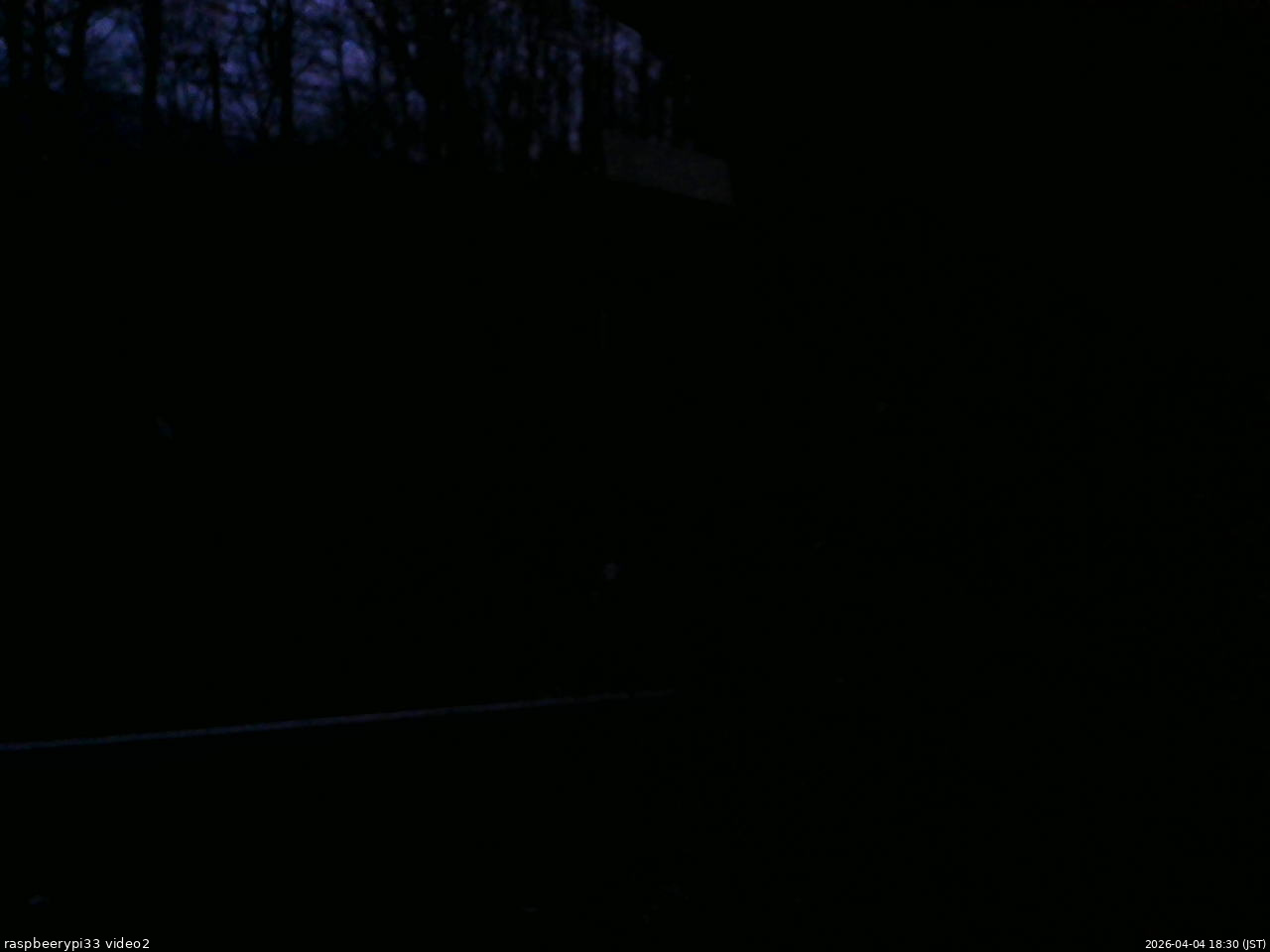 長野県菅平高原 ゆたか山荘 南側 2026/04/04 18:30