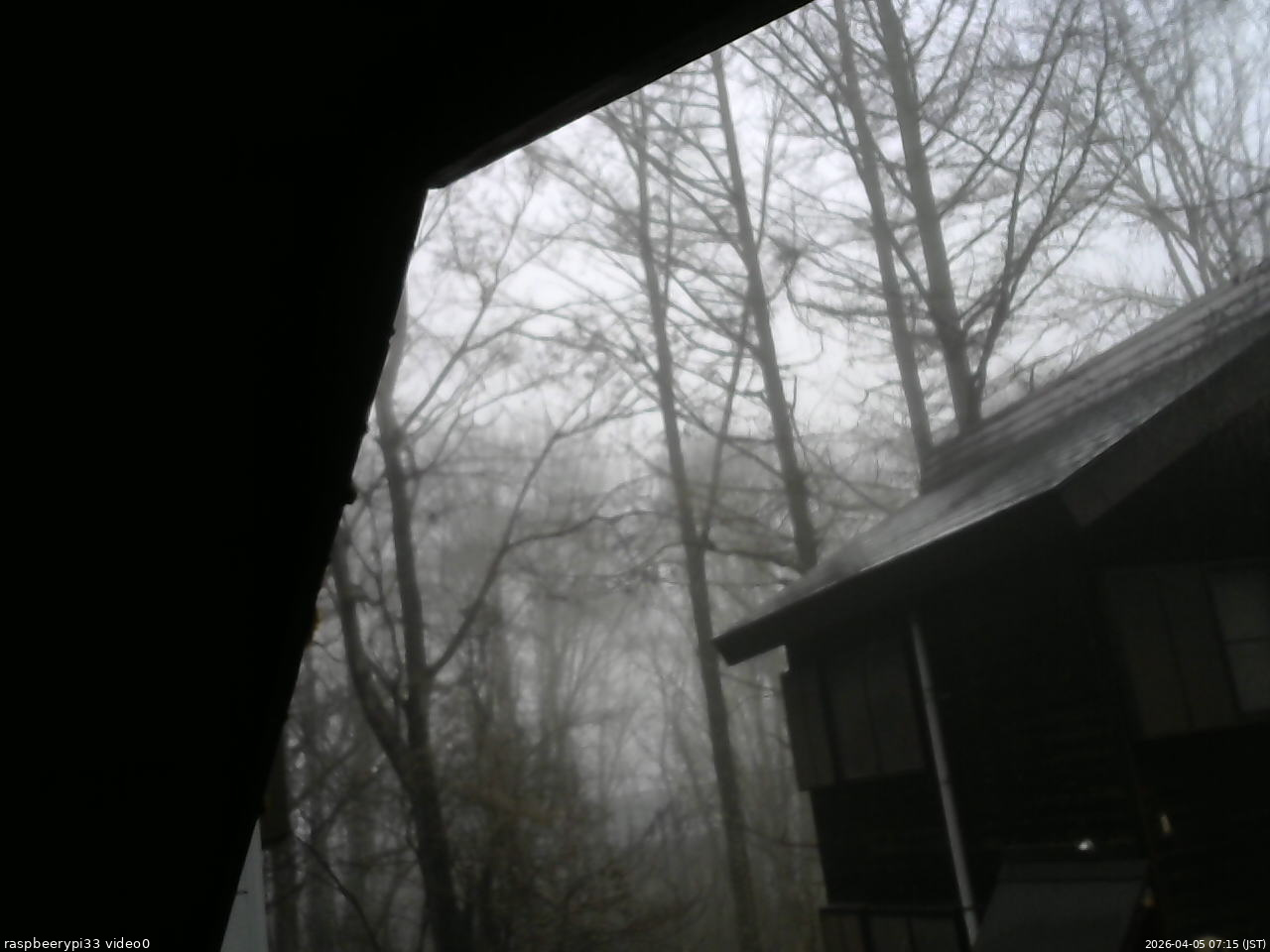 長野県菅平高原 ゆたか山荘 北側 2026/04/05 07:15