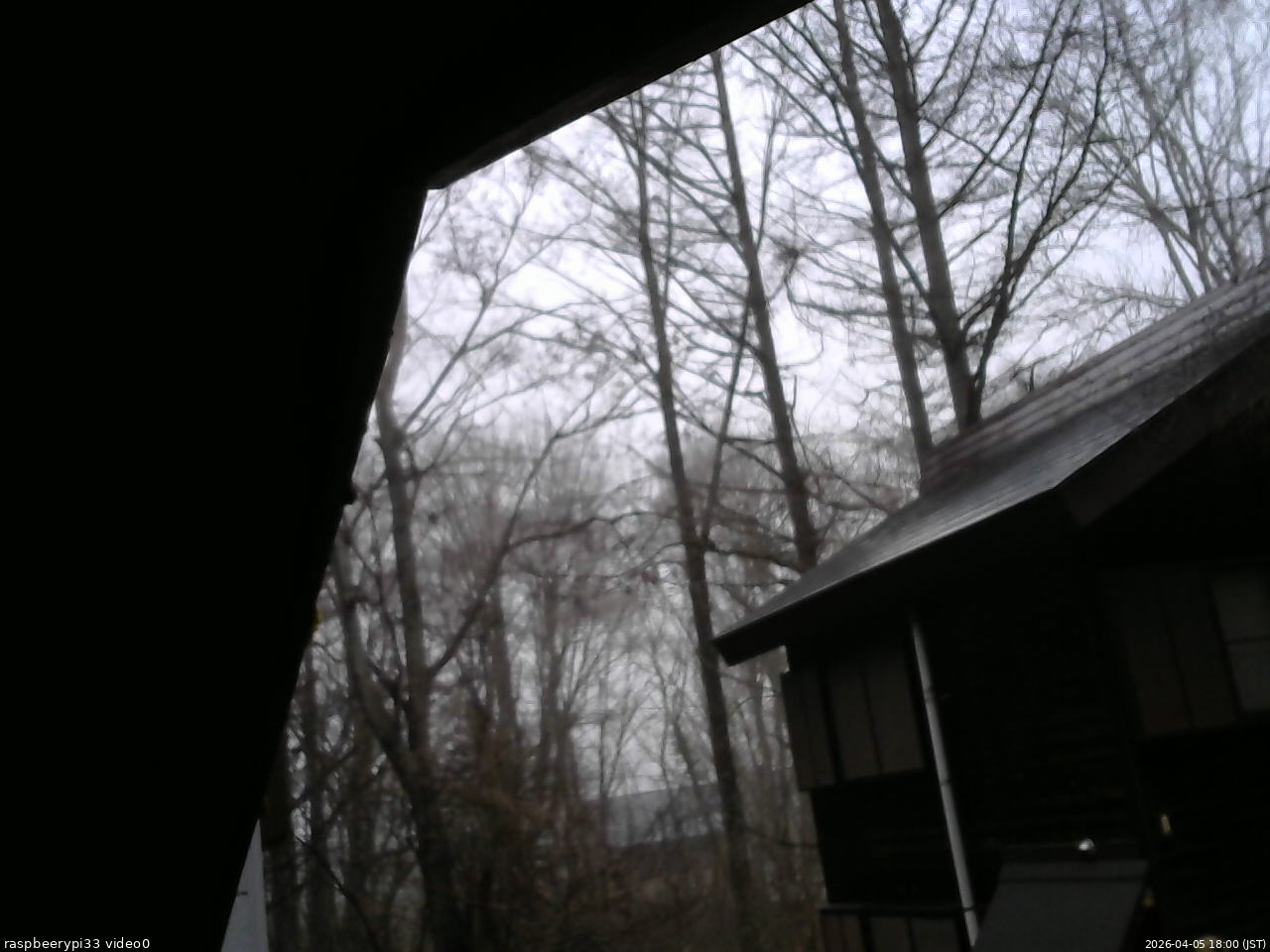 長野県菅平高原 ゆたか山荘 北側 2026/04/05 18:00