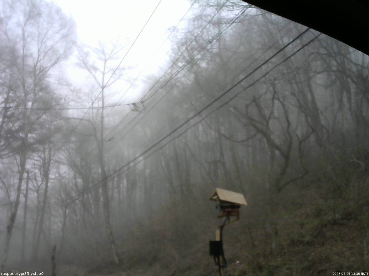 長野県菅平高原 ゆたか山荘 温度計 2026/04/05 13:30