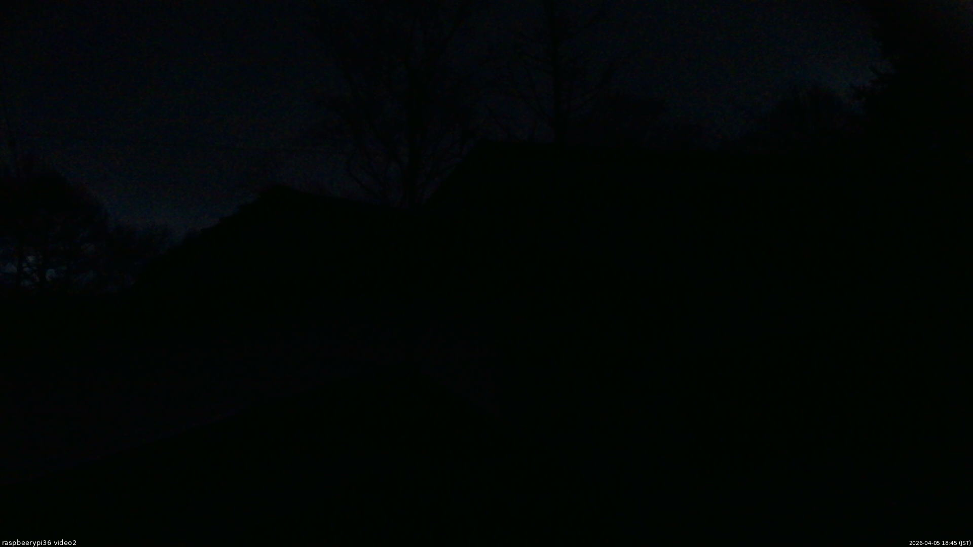 長野県菅平高原 ゆたか山荘 駐車場奥 2026/04/05 18:45