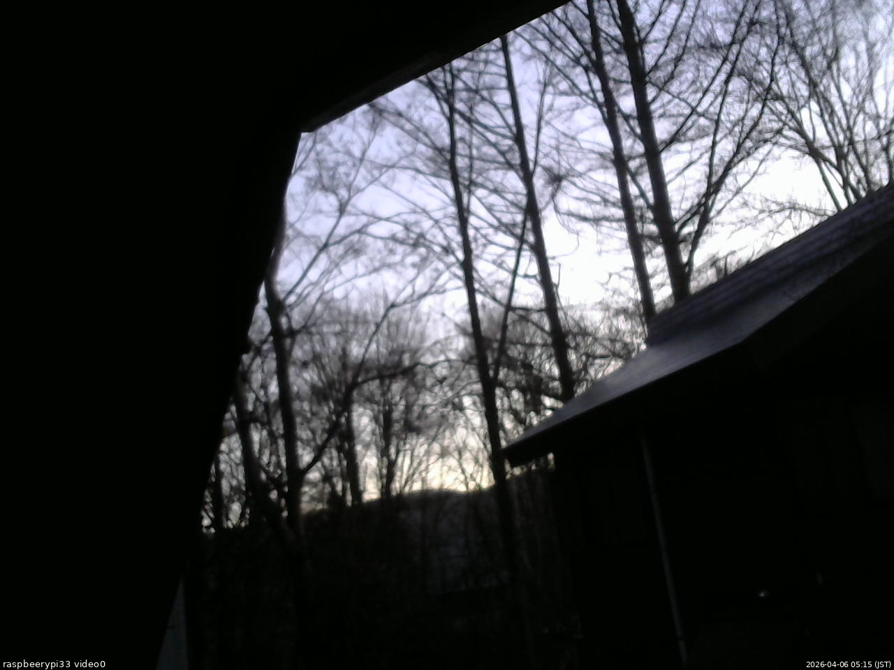 長野県菅平高原 ゆたか山荘 北側 2026/04/06 05:15