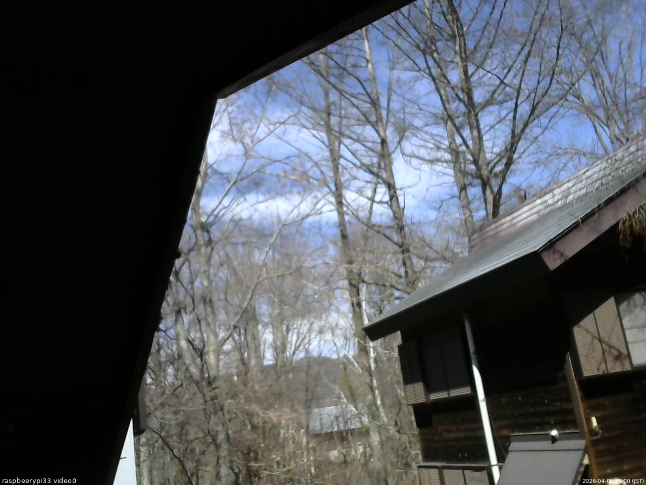 長野県菅平高原 ゆたか山荘 北側 2026/04/06 13:00