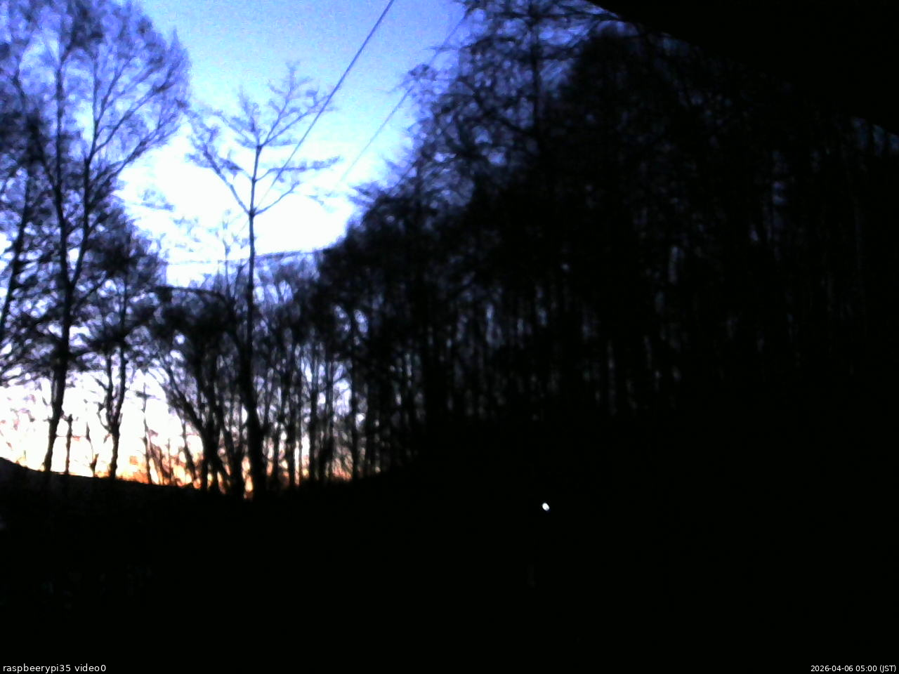 長野県菅平高原 ゆたか山荘 温度計 2026/04/06 05:00