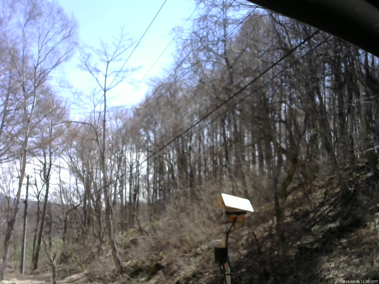 長野県菅平高原 ゆたか山荘 温度計 2026/04/06 11:30