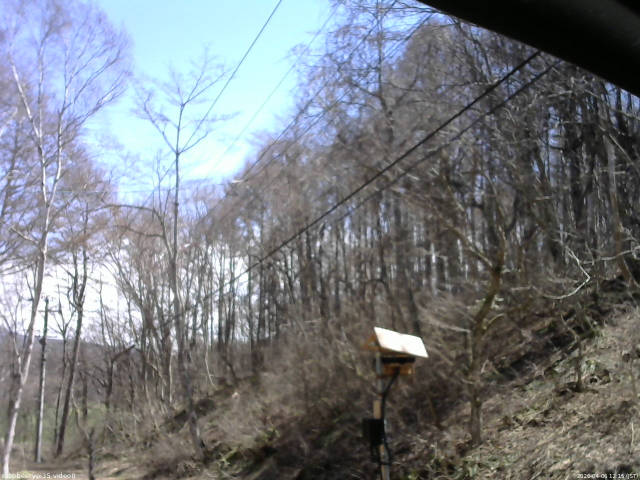 長野県菅平高原 ゆたか山荘 温度計 2026/04/06 12:15