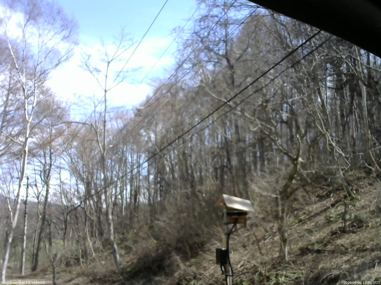 長野県菅平高原 ゆたか山荘 温度計 2026/04/06 13:00