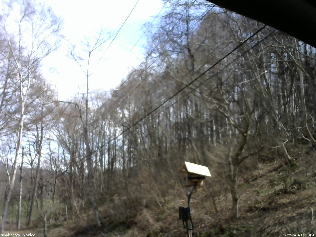 長野県菅平高原 ゆたか山荘 温度計 2026/04/06 13:30