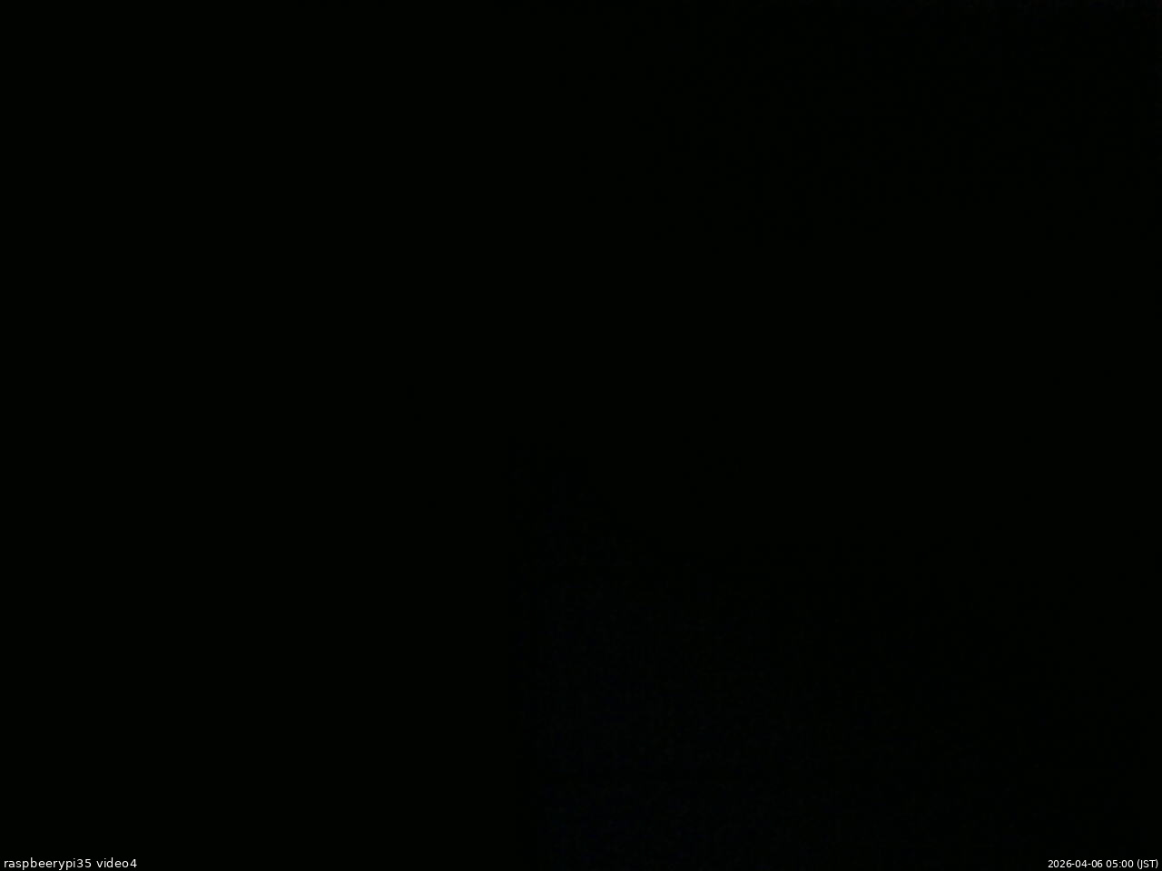 長野県菅平高原 ゆたか山荘 東側上空 2026/04/06 05:00