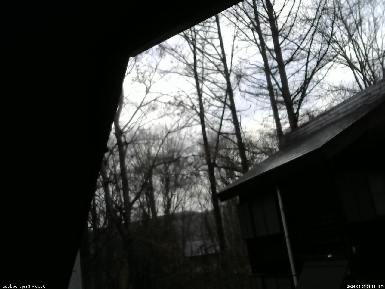 長野県菅平高原 ゆたか山荘 北側 2026/04/07 06:15