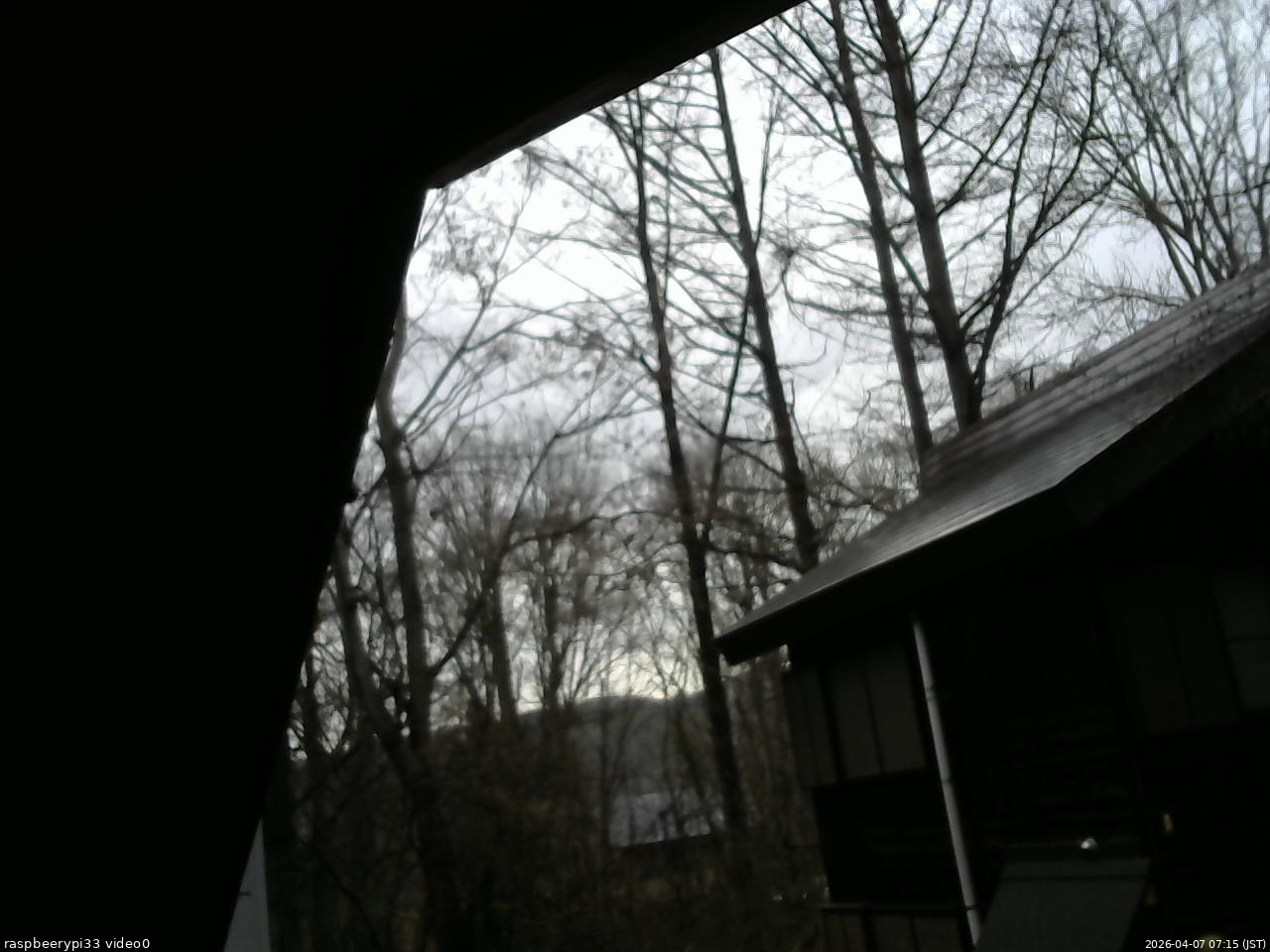 長野県菅平高原 ゆたか山荘 北側 2026/04/07 07:15