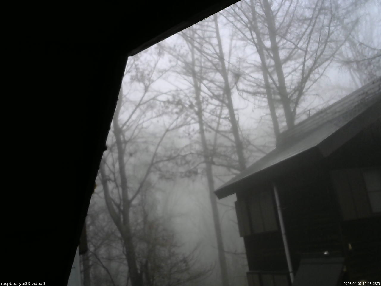 長野県菅平高原 ゆたか山荘 北側 2026/04/07 11:45