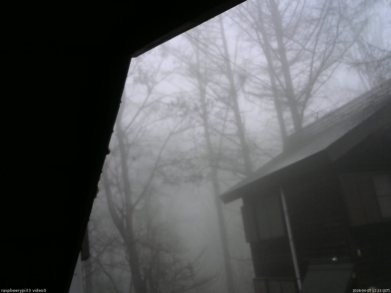 長野県菅平高原 ゆたか山荘 北側 2026/04/07 12:15