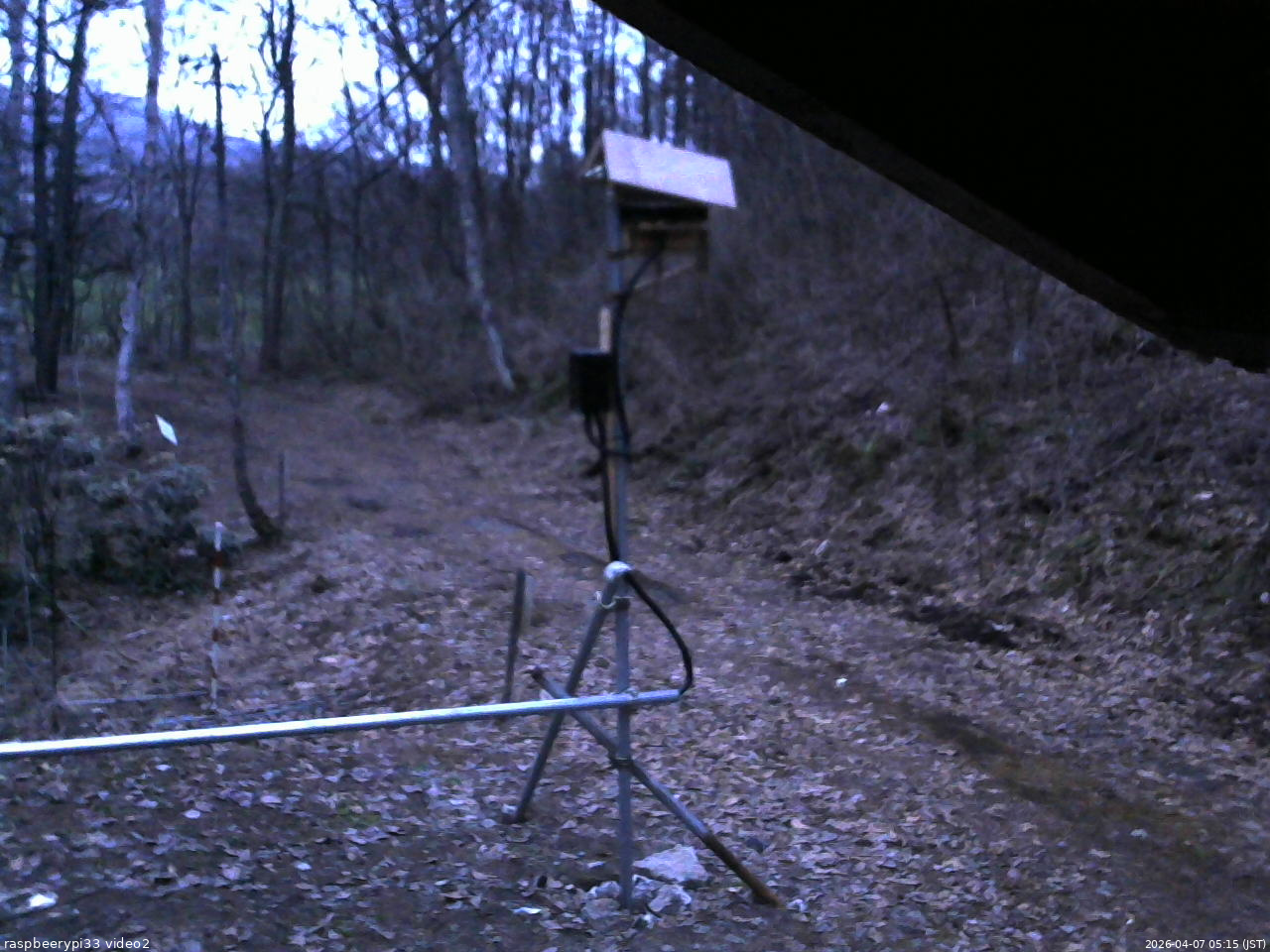 長野県菅平高原 ゆたか山荘 南側 2026/04/07 05:15