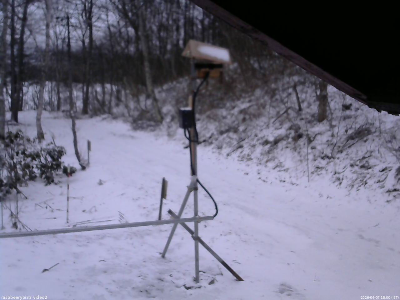 長野県菅平高原 ゆたか山荘 南側 2026/04/07 18:00