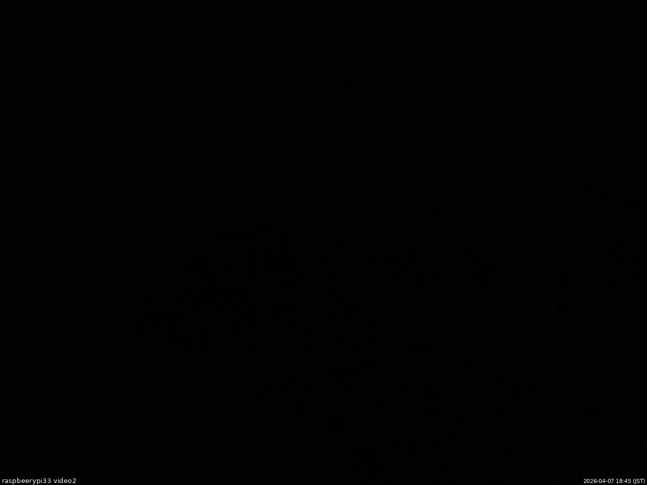 長野県菅平高原 ゆたか山荘 南側 2026/04/07 18:45