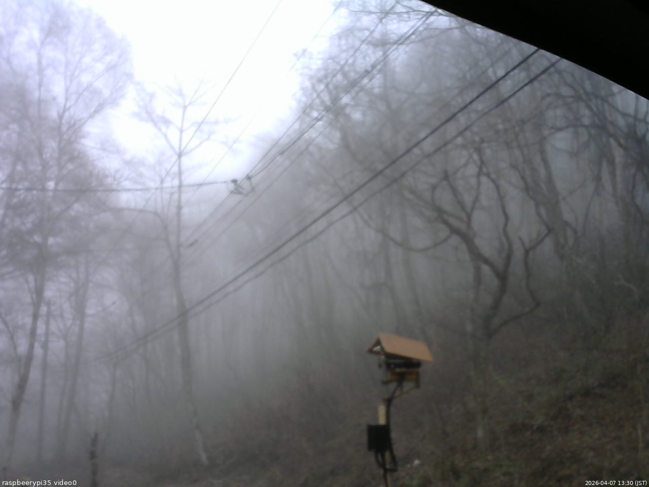 長野県菅平高原 ゆたか山荘 温度計 2026/04/07 13:30