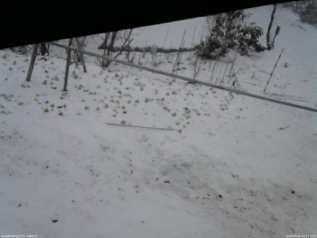 長野県菅平高原 ゆたか山荘 駐車場 2026/04/07 16:15