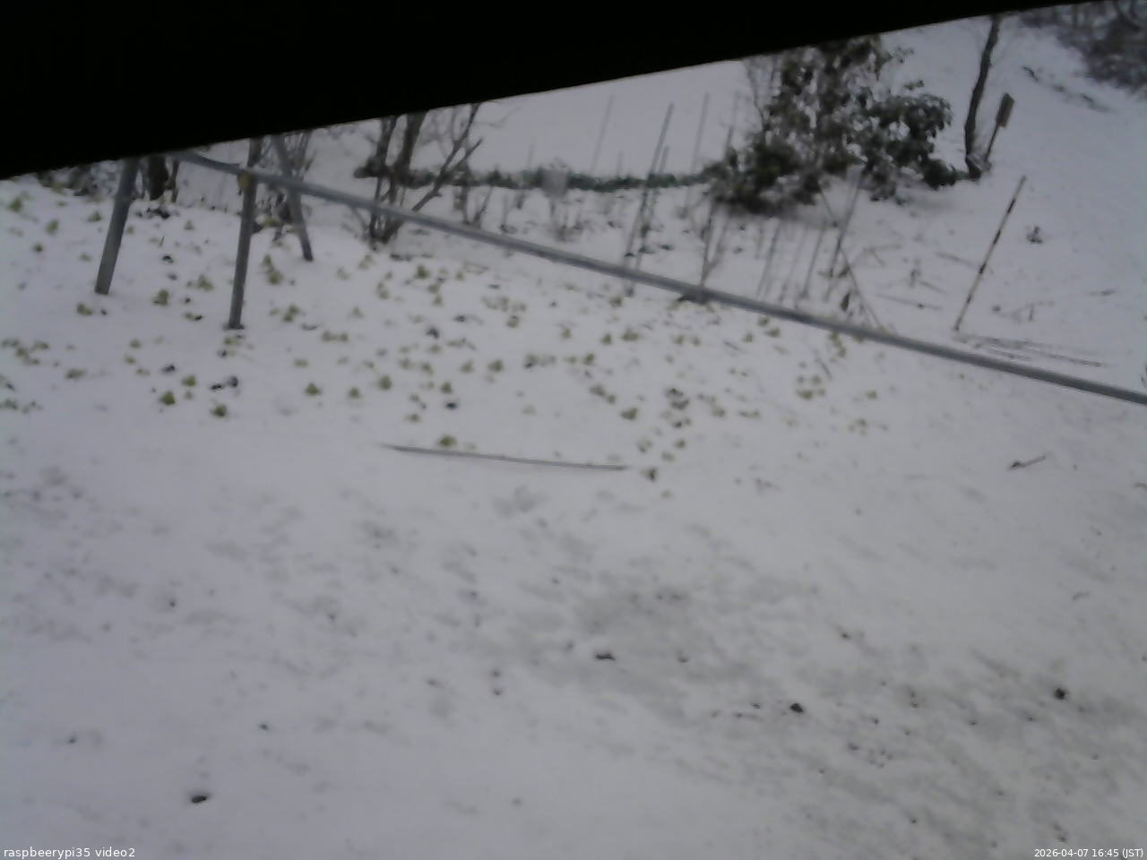 長野県菅平高原 ゆたか山荘 駐車場 2026/04/07 16:45