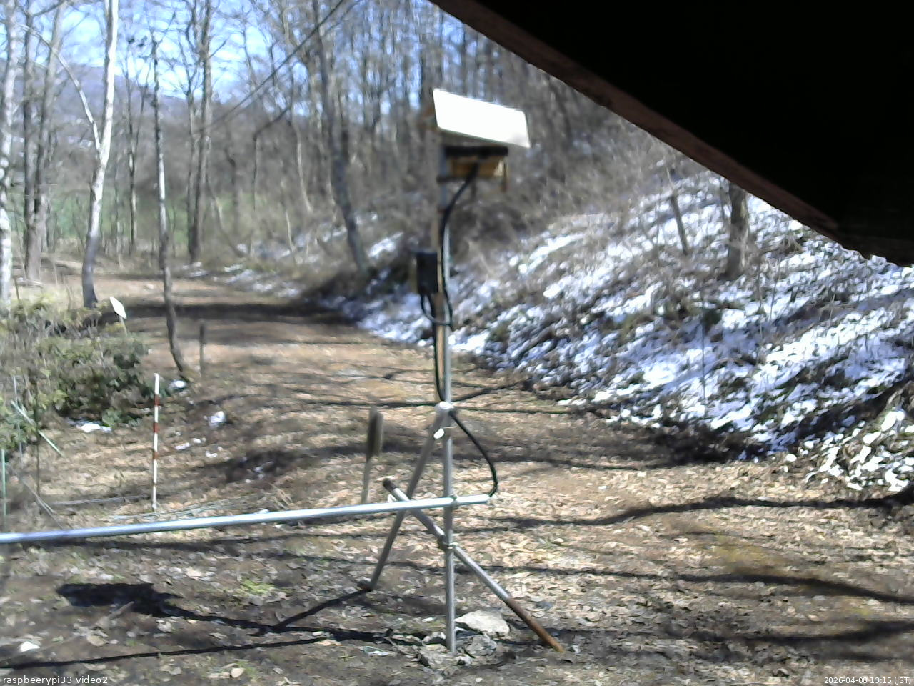 長野県菅平高原 ゆたか山荘 南側 2026/04/08 13:15