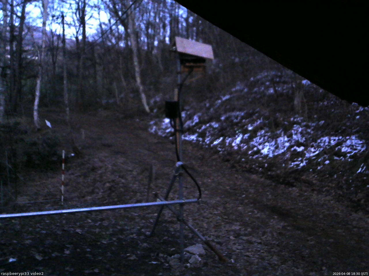 長野県菅平高原 ゆたか山荘 南側 2026/04/08 18:30