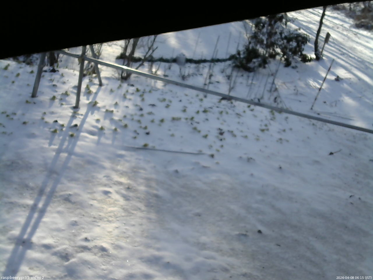長野県菅平高原 ゆたか山荘 駐車場 2026/04/08 06:15