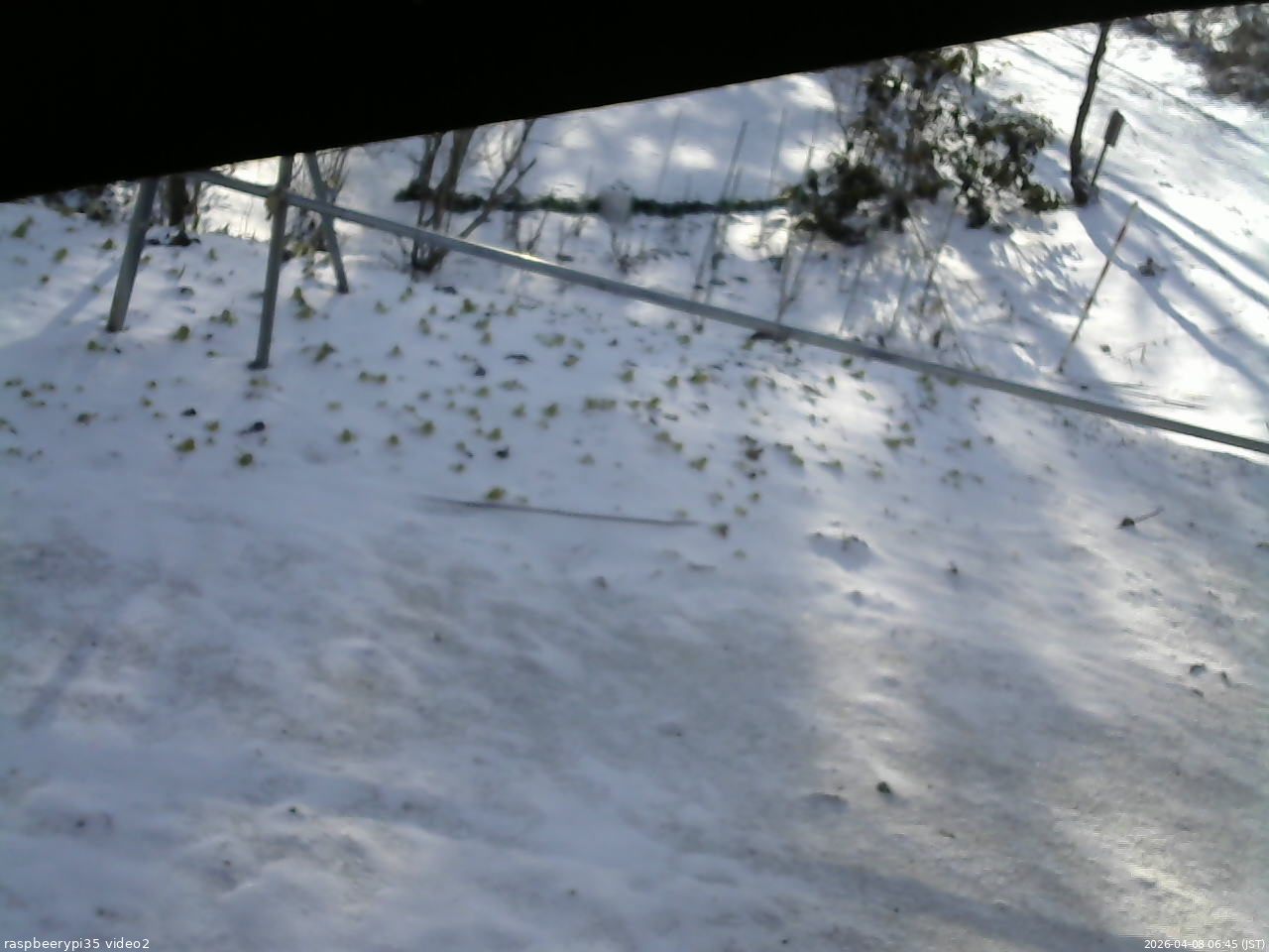 長野県菅平高原 ゆたか山荘 駐車場 2026/04/08 06:45