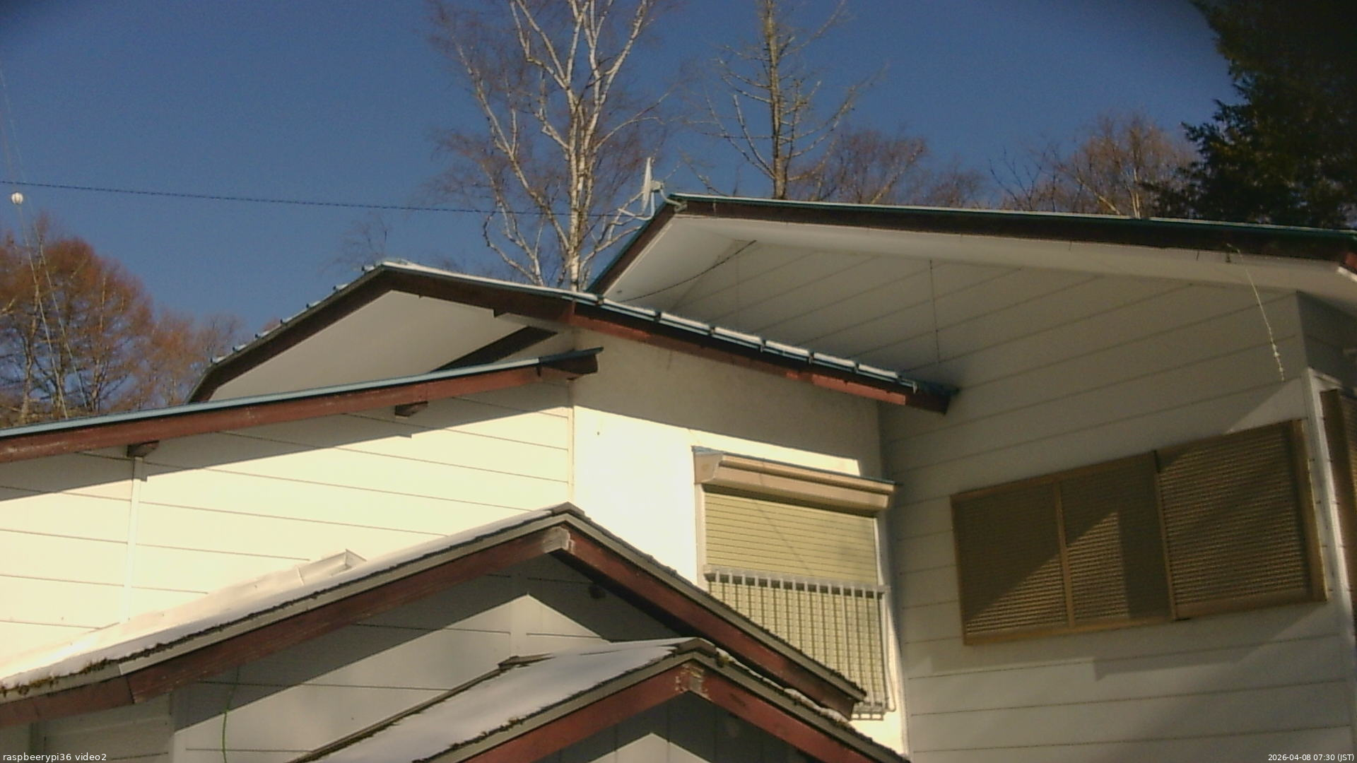 長野県菅平高原 ゆたか山荘 駐車場奥 2026/04/08 07:30