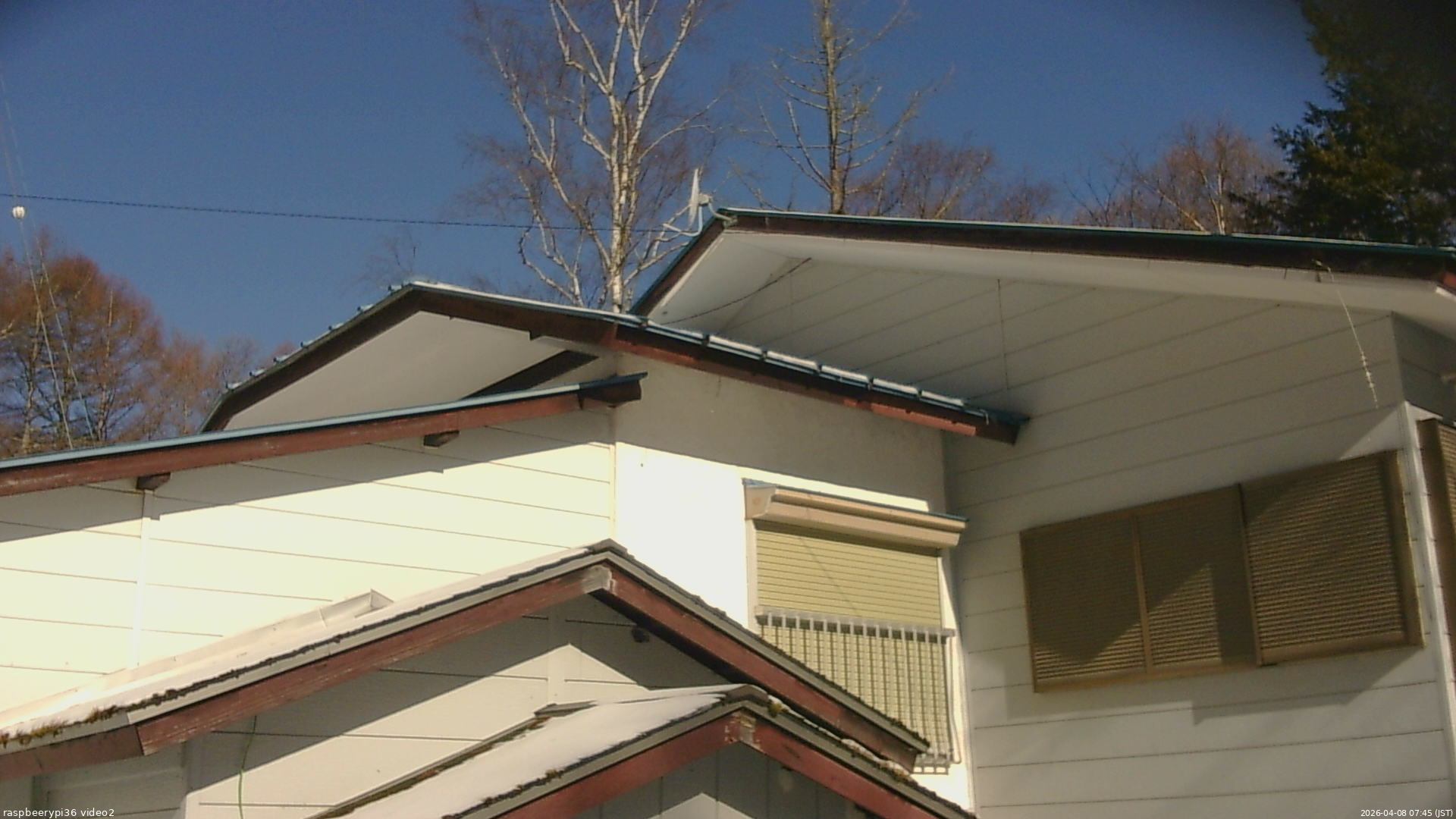 長野県菅平高原 ゆたか山荘 駐車場奥 2026/04/08 07:45